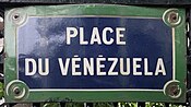 Plaque Place Vénézuela - Paris XVI (FR75) - 2021-08-17 - 1.jpg