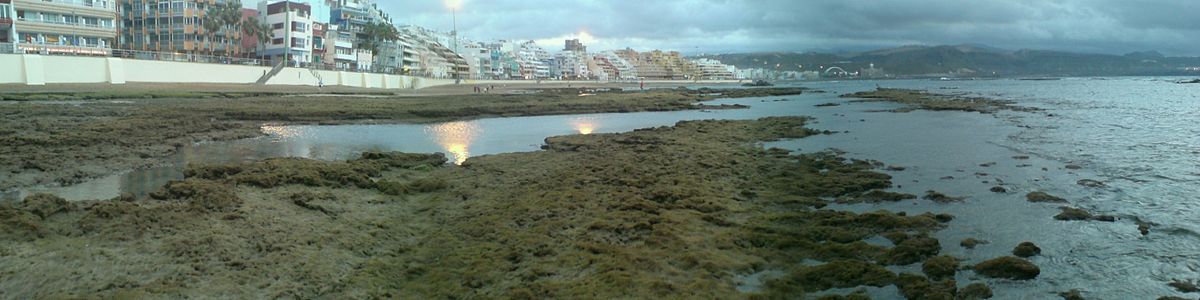 Playa las canteras los lisos panorama palmas gran canaria.jpg