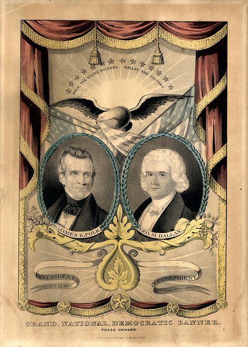 Polk/Dallas campaign poster