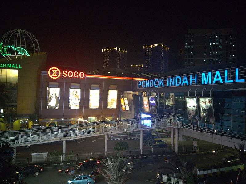File:Pondok Indah Mall at Night.jpg