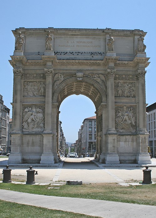 Photo - Porte d'Aix : l'arc de triomphe