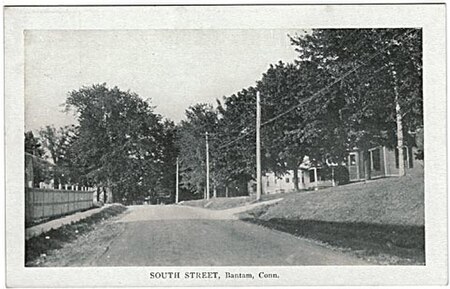 PostcardBantamCTSouthStreetca1910