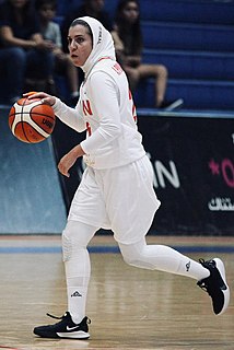 Asal Pourheidari Iranian basketball player and golfer