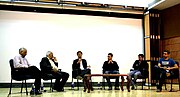 Panelists of Pragyan 2012 Crossfire Pragyan 2012 crossfire.jpg