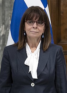Katerína Sakellaropoúlou vuonna 2020.