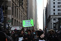 Protest on December 9, 2015 Protest, Chicago, December 2015 (23611780470).jpg