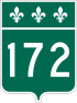 Route 172 tarcza