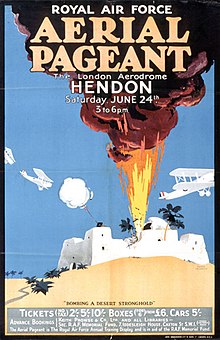 A poster for the RAF Display of 1922, where the Seagull made its first appearance