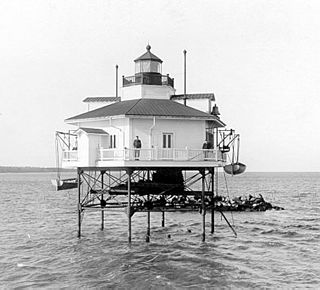 Ragged Point Light Lighthouse in Maryland, United States