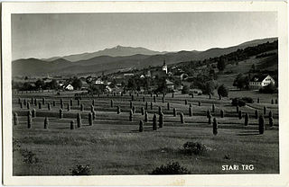 Stari Trg pri Ložu Village in Inner Carniola, Slovenia