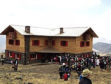 Le refuge Contrahierbas à 4 200 m.