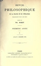 Revue philosophique de la France et de l'étranger, II.djvu