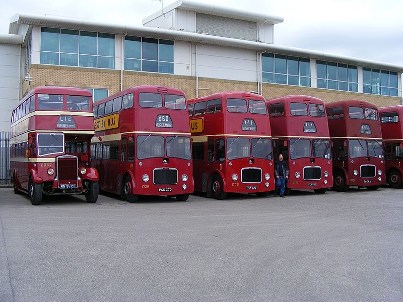 File:Ribble buses 2057 (RN 8622), 1729 (PCK 370), 1775 (RCK 920), 1847 (TCK 847) & 1821 (TCK 821), Stagecoach Morecambe depot open day, 23 May 2009.jpg