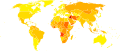 Disability-adjusted life year (DALY) rates for same cause.