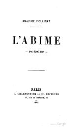 Rollinat - L’Abîme, 1886.djvu