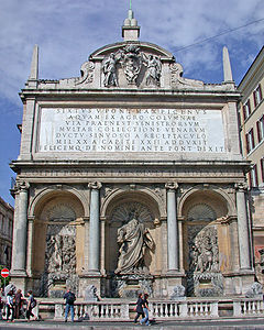 Fontana dell'Acqua Felice, 1585, par Domenico Fontana.
