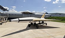 SM-73 at the Hagerstown Aviation Museum SM-73 Bull Goose MD2.jpg