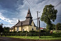 kościół filialny pw. Matki Bożej Nieustającej Pomocy w Załużu
