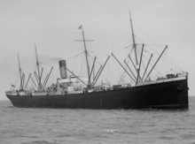 Medic of 1898 (11,948 GRT), the second of the original trio of the Jubilee class and the ship which inaugurated White Star's new Australian service. SS Medic HQ.png