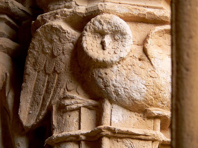 File:Santes Creus Cloister Owl 2.JPG