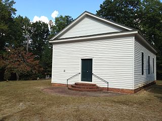 <span class="mw-page-title-main">Sappony Church</span> Historic church in Virginia, United States