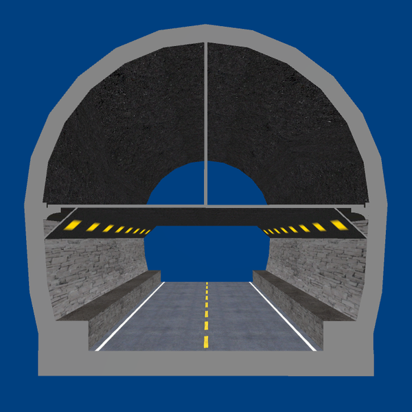 File:Sasago Tunnel(Chūō Expwy) 3D model 2.png