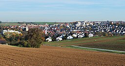 View of Schwieberdingen from the western direction.