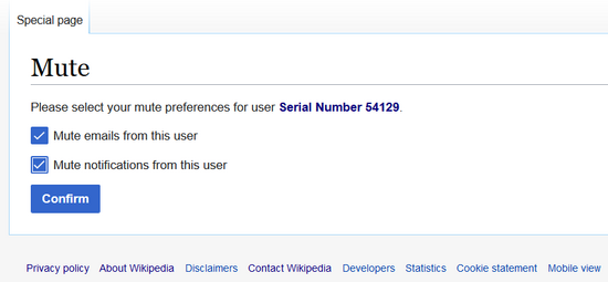 Screenshot of the 'Mute' option on the English Wikipedia.png