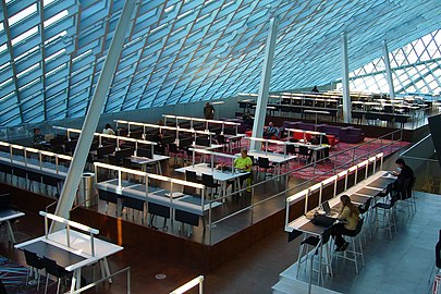 Reading Room in the present-day Central Library