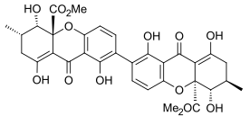 Secalonic acid C or ergochrome AB.svg