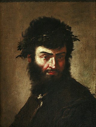 <i>Self-Portrait</i> (Salvator Rosa) Painting by Salvator Rosa