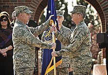 Selva assuming command of Air Mobility Command Selva Change of Command.jpg