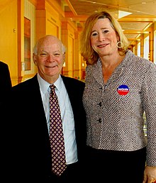 Senator Ben Cardin and Gender Rights Maryland executive director Dana Beyer at a March 2012 event in Rockville, Maryland Senator Ben Cardin and Dana Beyer - March 2012.jpg