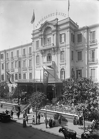 <span class="mw-page-title-main">Shepheard's Hotel</span> Historical, architectural structure of Egypt