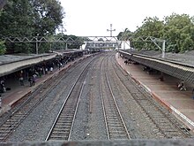 Shivaji Nagar station from overpass