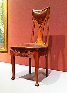 Side chair by Hector Guimard (1900) (Art Institute of Chicago)