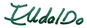 signature d'Eudaldo