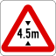 Singapore road sign - Warning - Height limit.svg