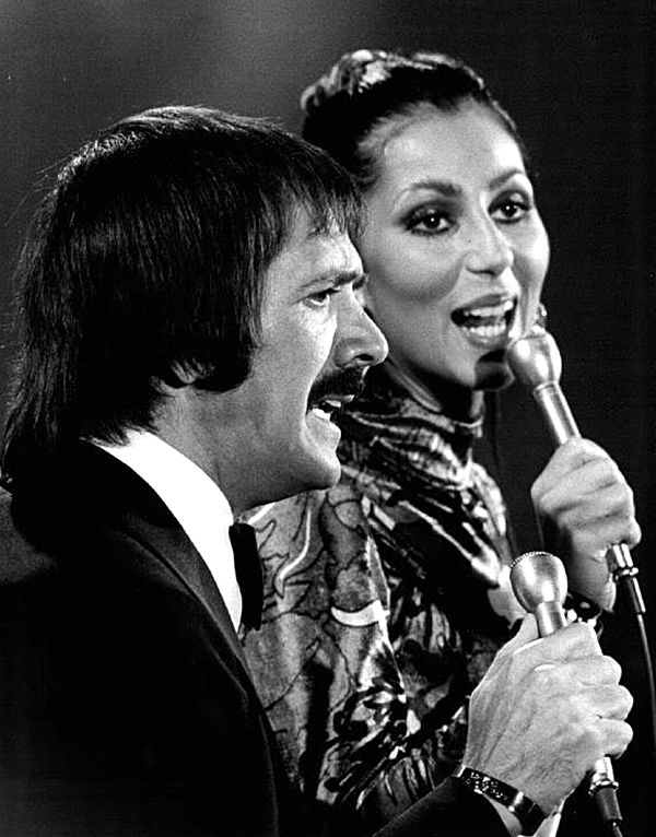 Former supercouple Sonny & Cher at The Sonny & Cher Show