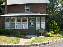 The Southold Free Library's Book Cottage is where one can donate and purchase used books, funds going to the Library Southold Free Library Book Cottage.jpg