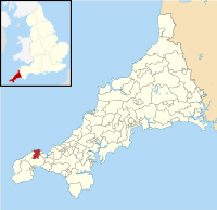 St Ives West electoral division map 2013.svg