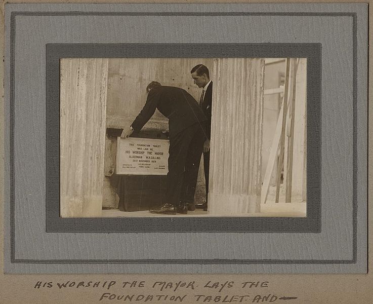 File:StateLibQld 2 254087 Laying the foundation stone of the new council building, Cairns, 1929.jpg