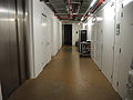 Backstage corridor