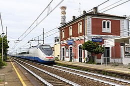 Stacja Vidalengo - pociąg ETR.500 Y1 Aiace.jpg