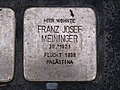 der Stolperstein für Franz Josef Meininger