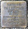 Stolperstein Goethestr 37 (Lichtf) Pauline Cohn.jpg