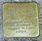 Stolperstein für Selma Sanda Leiser-Hammel