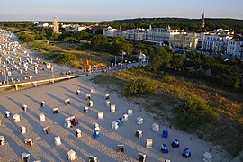 Usedom, Western Pomerania, Germany - longest beach promenade in Europe[3] (Ahlbeck here)