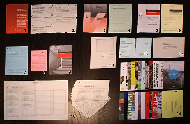 In Switzerland, without the need to register, every citizen receives at home the ballot papers and information brochure for each voting (and can send 