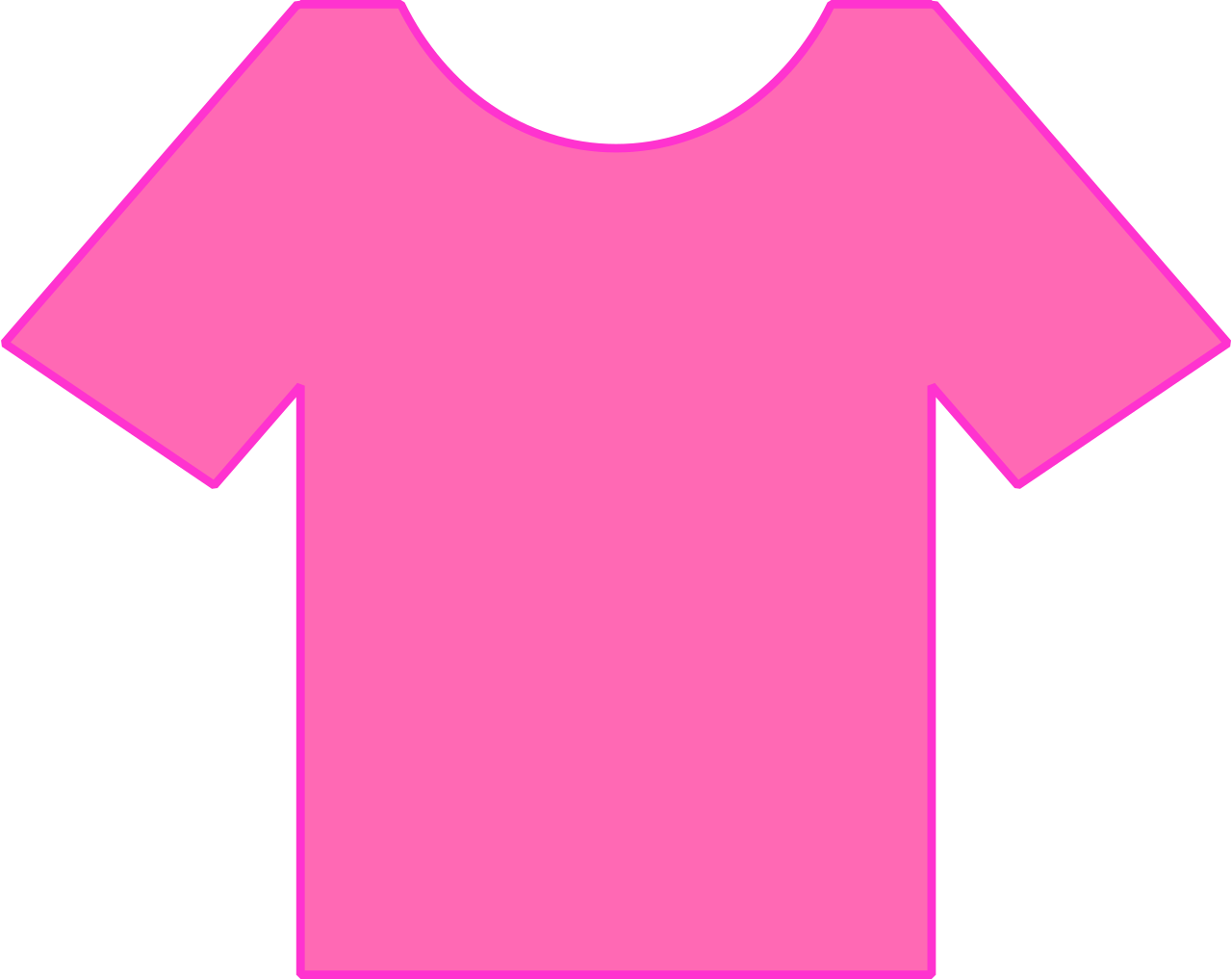 Download File:T-shirt (HotPink).svg - Wikipedia